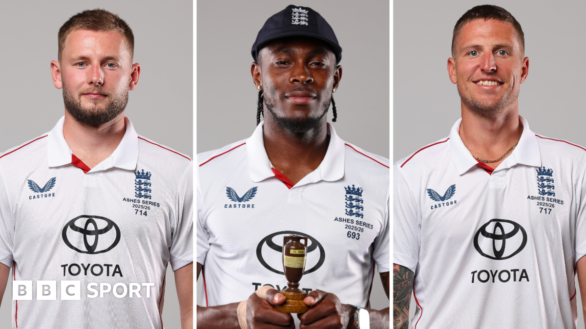 Gus Atkinson, Jofra Archer and Brydon Carse split graphic