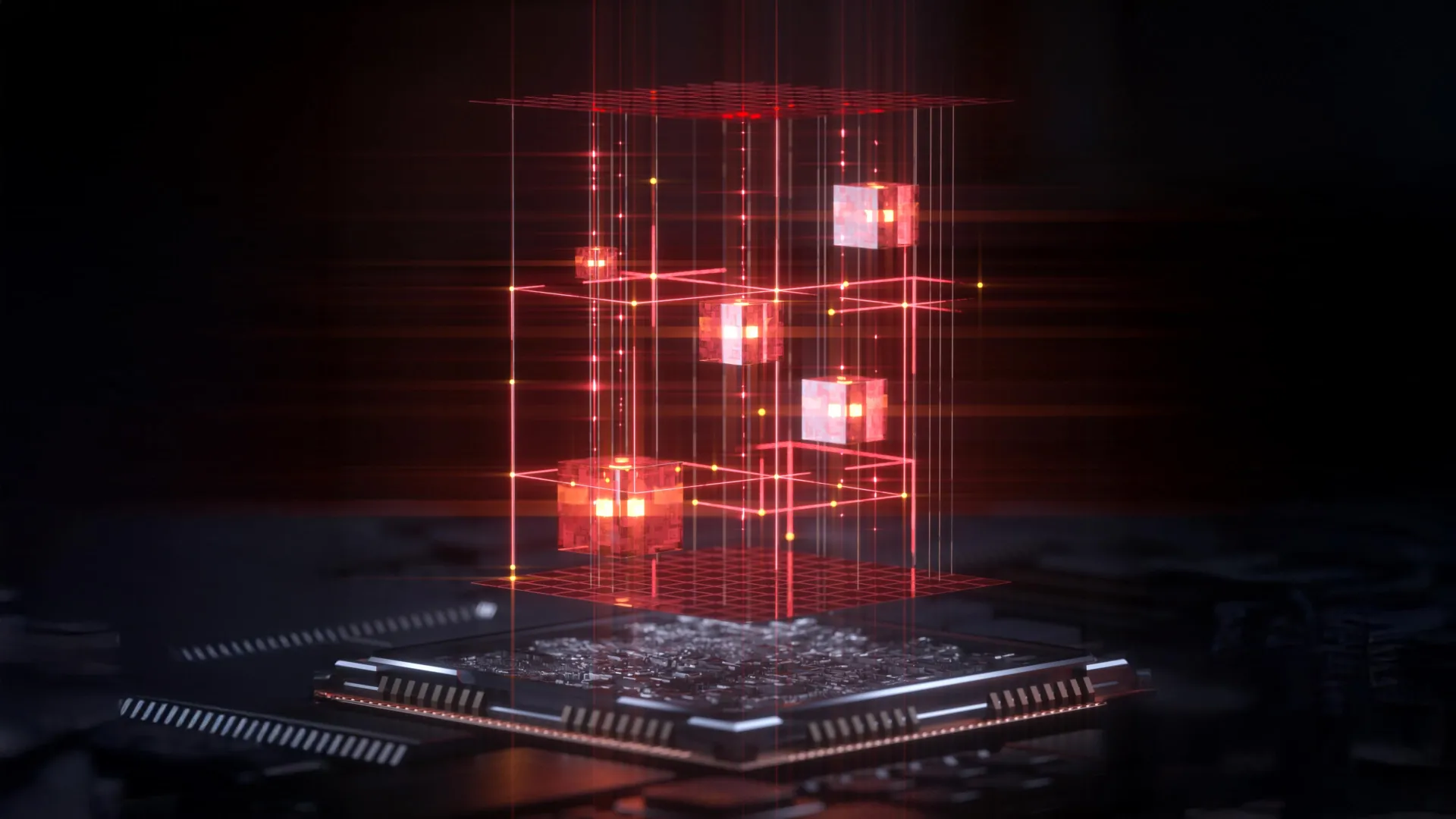 Um único feixe de luz executa IA com potência de supercomputador