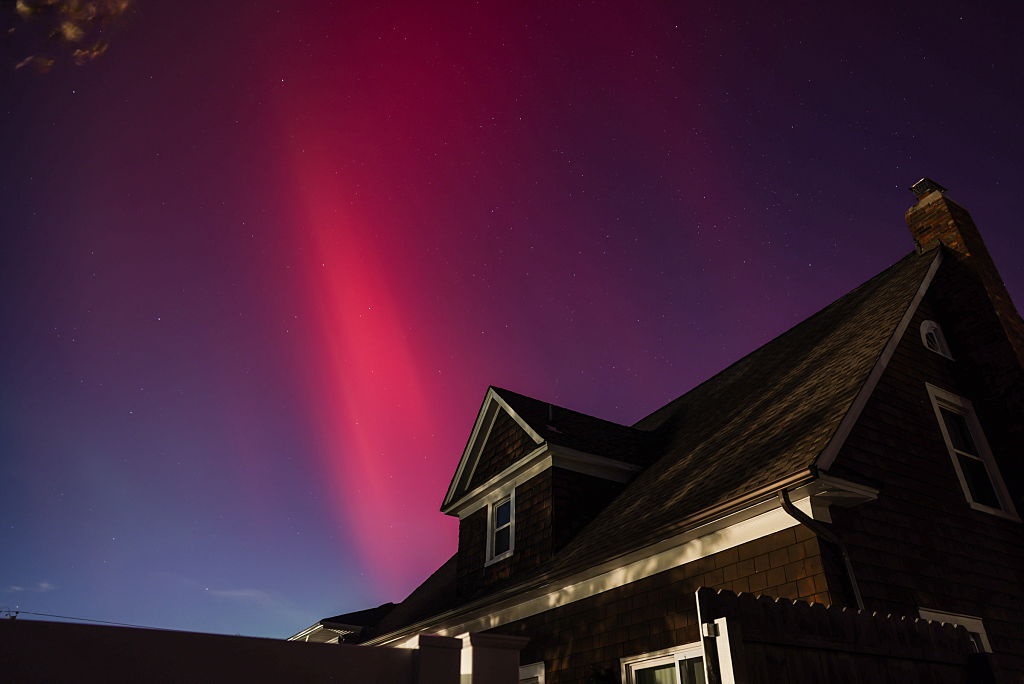 Aurora Boreal sobre Long Island