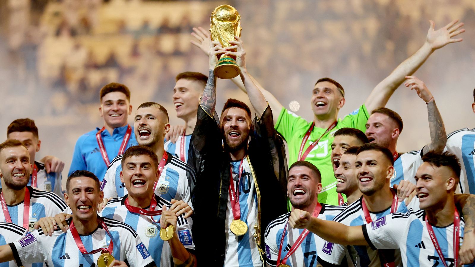 Argentina won the last edition in Qatar three years ago. Pic: Reuters