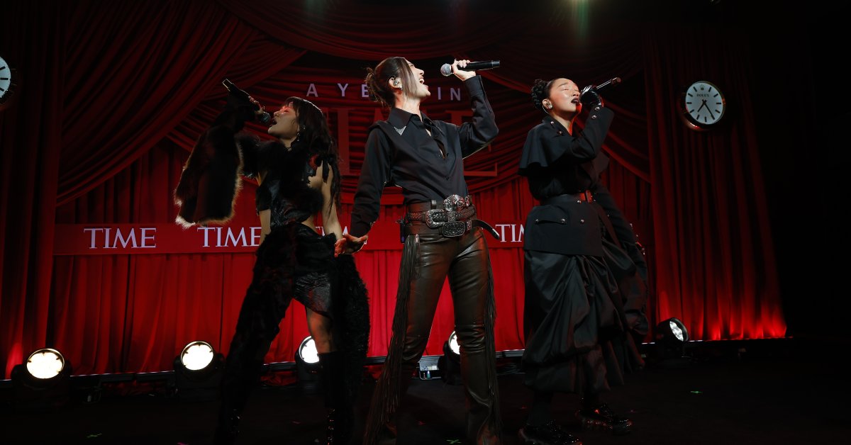 Huntr/x do ‘KPop Demon Hunters’ apresenta “Golden” ao vivo em “A Year in TIME”