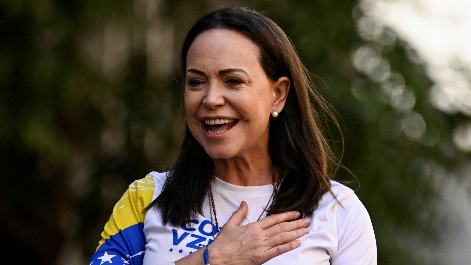 Venezuelan opposition leader Maria Corina Machado. Pic: Reuters