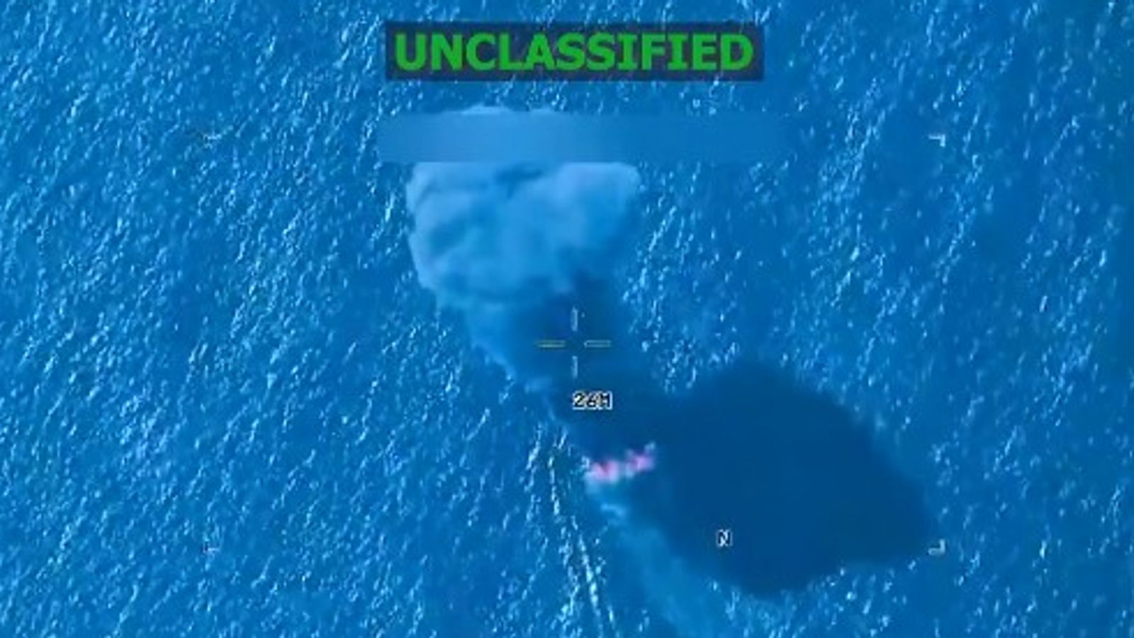 The US military said it carried out strikes in the Pacific Ocean on three boats it accused of trafficking drugs. Pic: X/@Southcom