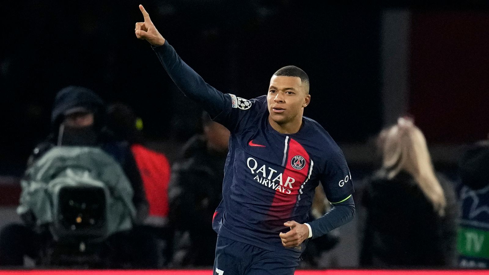 Kylian Mbappe was PSG's record goal scorer and won six league titles with the club. File pic: AP