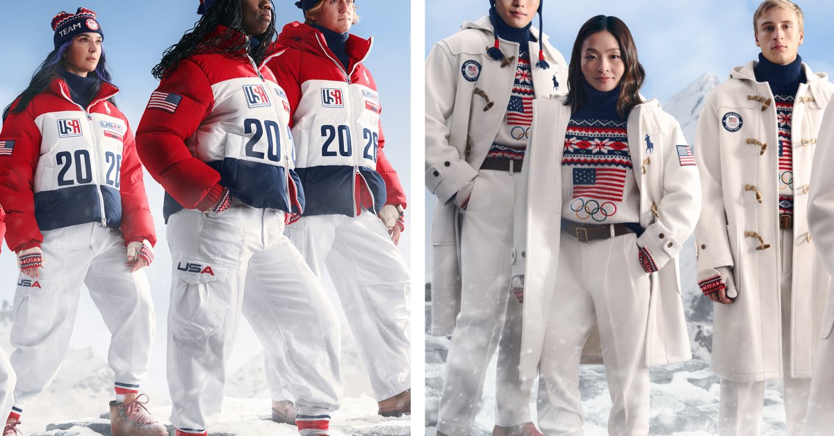 Ralph Lauren revela uniformes olímpicos de inverno da equipe dos EUA