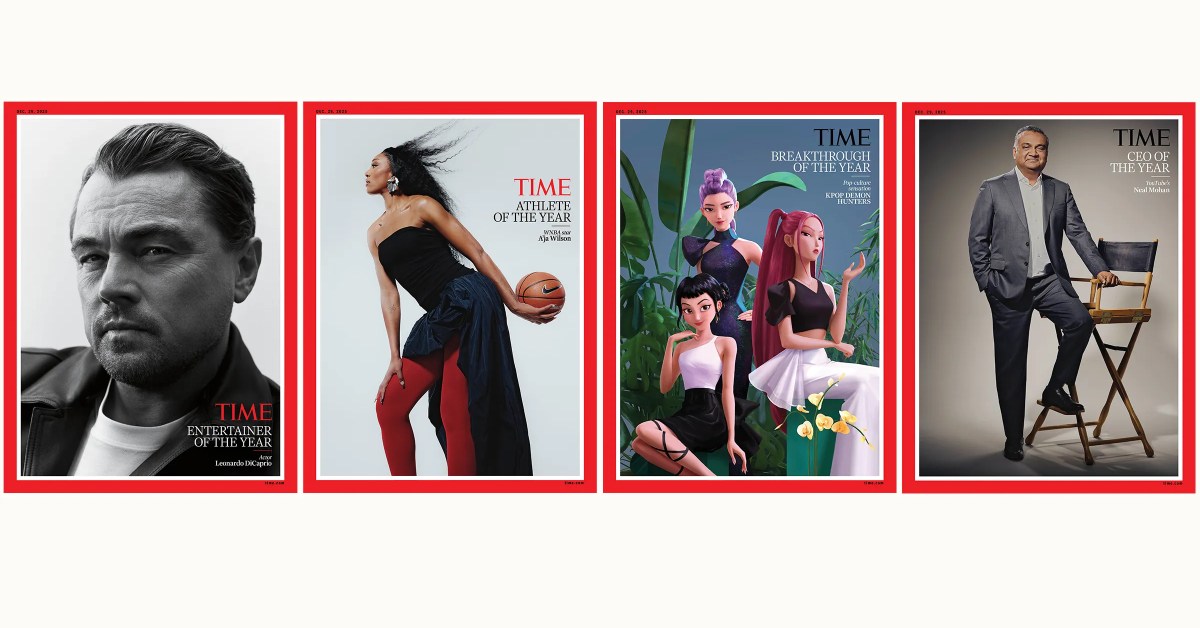 TIME reconhece líderes do ano de 2025 em 'A Year in TIME'