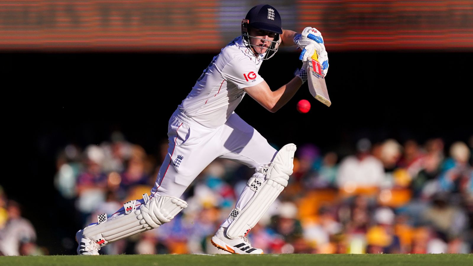 Harry Brook in action for England. Pic: PA