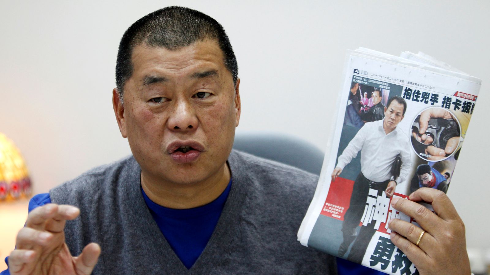 Jimmy Lai. Pic: Reuters
