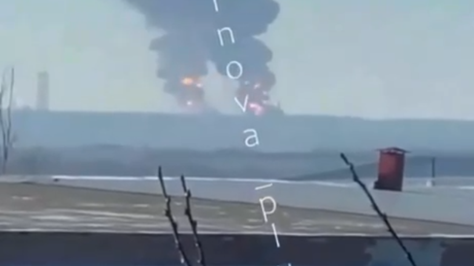 Storm Shadow missiles caused multiple explosions at the Novoshakhtinsk oil refinery in Rostov. Pic: Supernova Plus