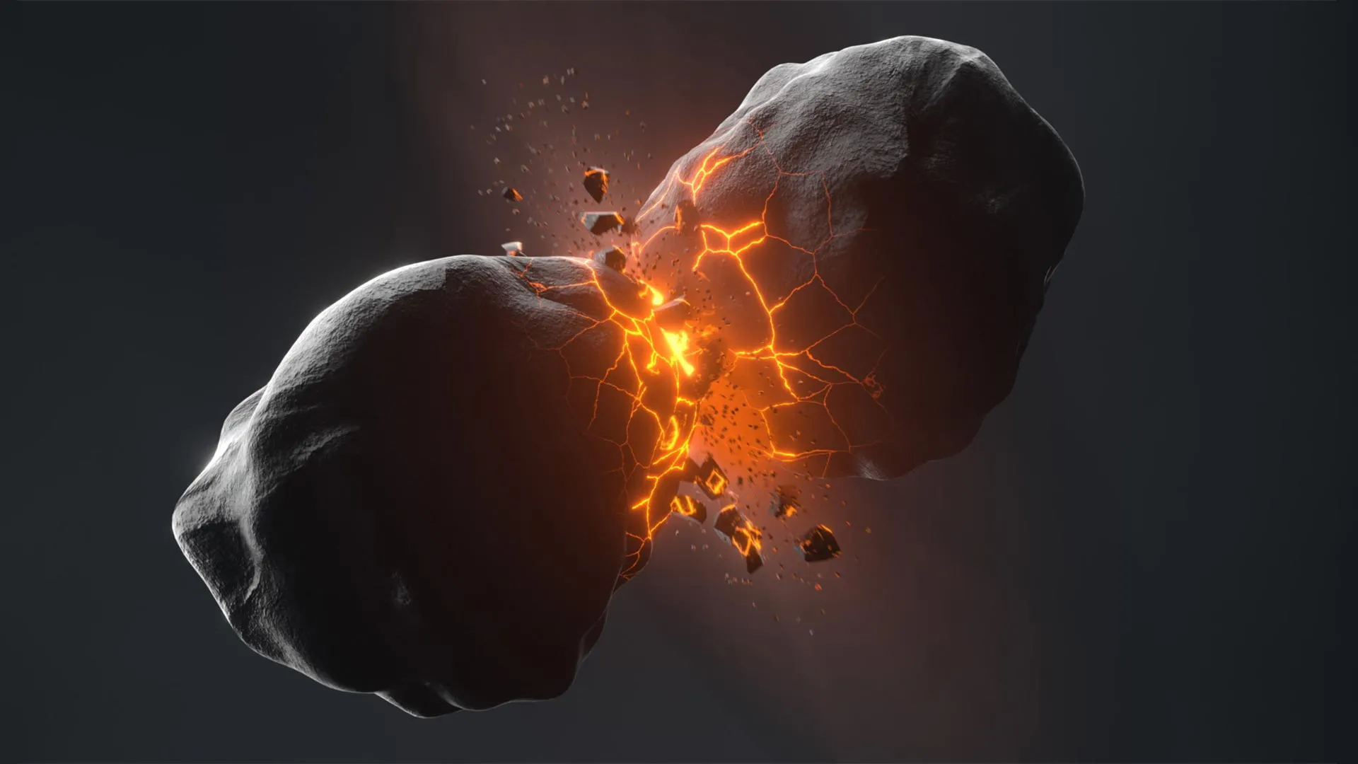 O que parecia ser um planeta foi na verdade uma enorme colisão espacial