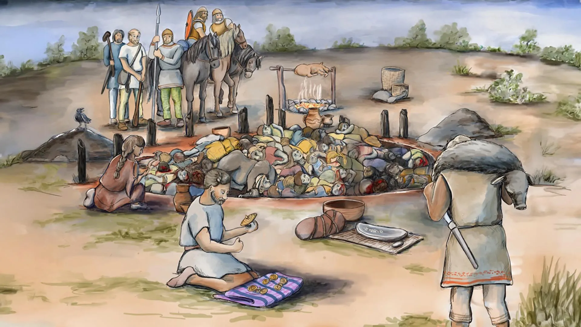 Arqueólogos descobrem massacre brutal de mulheres e crianças na Idade do Ferro