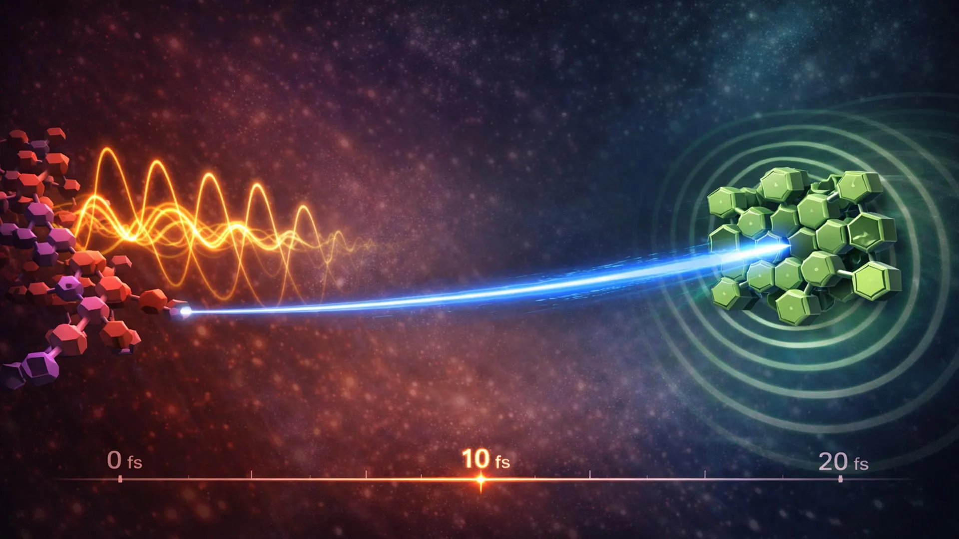 Elétrons são catapultados através de materiais solares em apenas 18 femtossegundos
